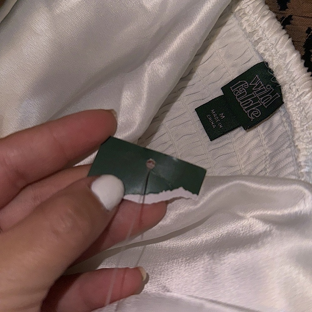 ❤️SOLD ❤️ White Satin Ruched Dress - Picture 3 of 3